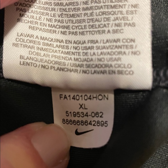 NIKE EPIC TRAINING BLACK PINK FULL ZIP LONG SLEEVE JACKET MENS XL 519534-062 - Picture 4 of 9